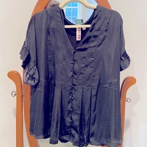 Black Anthropologie Blouse
